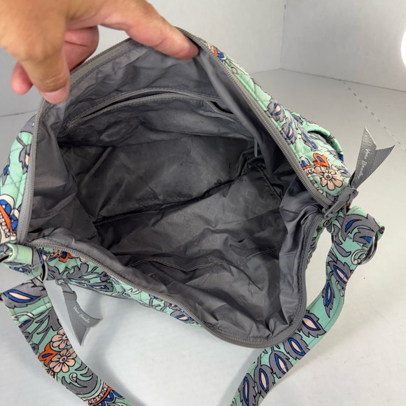 Vera Bradley Go Ahead Convertible Crossbody Retired Fan Flowers - Picture 6 of 9